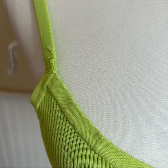 Lapointe Cropped Ribbed-knit Top Size XL - Picture 9 of 10